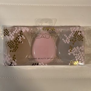 3 Silicone Blending Sponges, Foundation Blender Cosmetic Tool Applicator